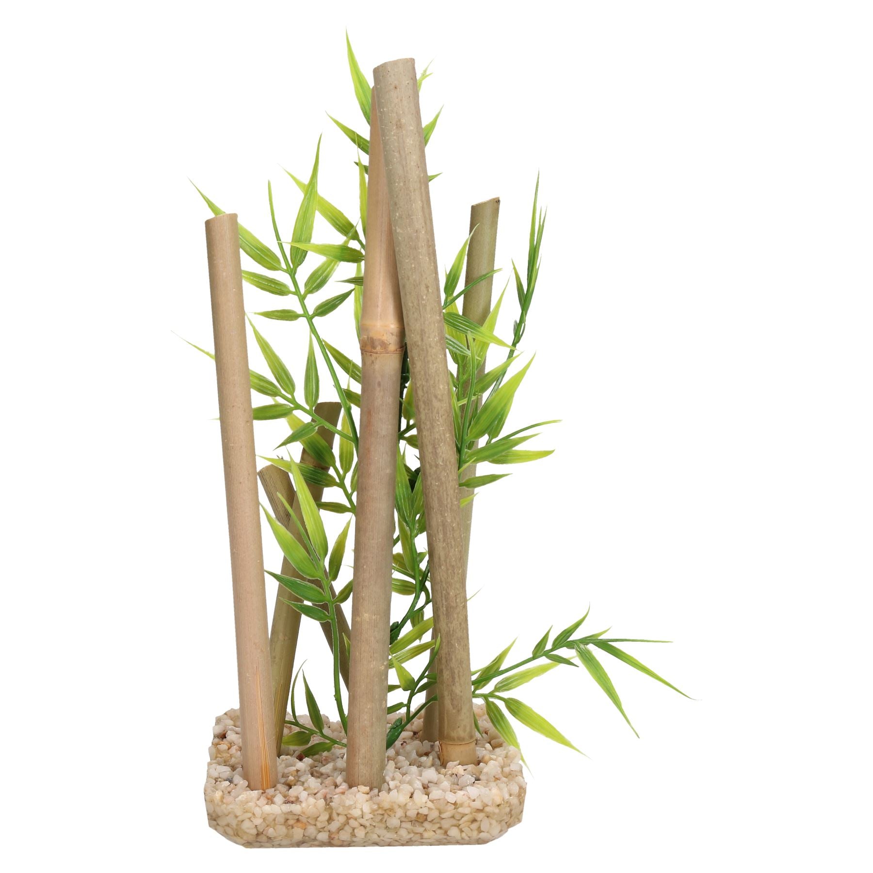 Aquatic Aquarium Decor Bamboo Stick Medium Fish Tank Ornament 9x11x25cm