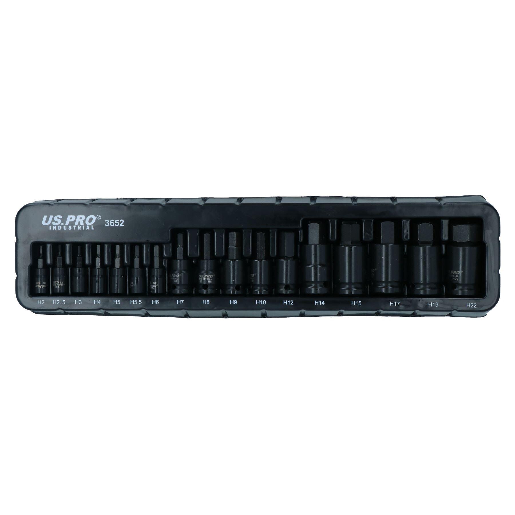 Metric Impact Allen Hex Key Shallow Sockets 2mm – 22mm 17pc Mixed Drive