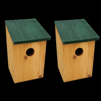 Wild Bird Nesting Nest Box Hotel Wooden Fully Treated With 30mm Diameter Hole