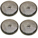 Round Side Reflectors Amber, Red or White for Trailers Fence / Gate Posts