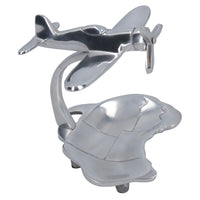 Aeroplane Plane Soap Dish Holder Box Aluminium Bathroom Kitchen Sink Shower