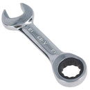 Metric MM Stubby Ratchet Combination Spanner Wrench 72 Teeth 8mm – 19mm