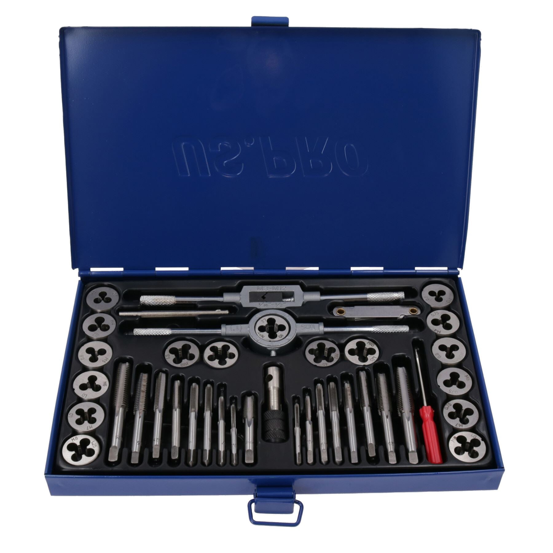 Metric tap and die set M3-M12 by U.S.Pro tools AT224