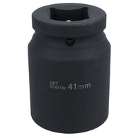 1" Drive Double Deep MM Impact Impacted Socket 6 Sided Single Hex