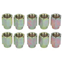 Female Brake Pipe Union Fittings Fixings for Copper Nickel Pipes 1/4 - 1/2 Pipe