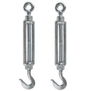 Straining Screw / Turnbuckle Hook to Eye Galvanised Rigging M8