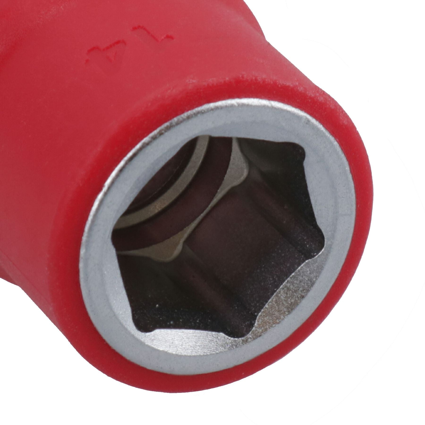 1/2in drive VDE Insulated Shallow Metric Socket 6 Sided Single Hex 1000 V