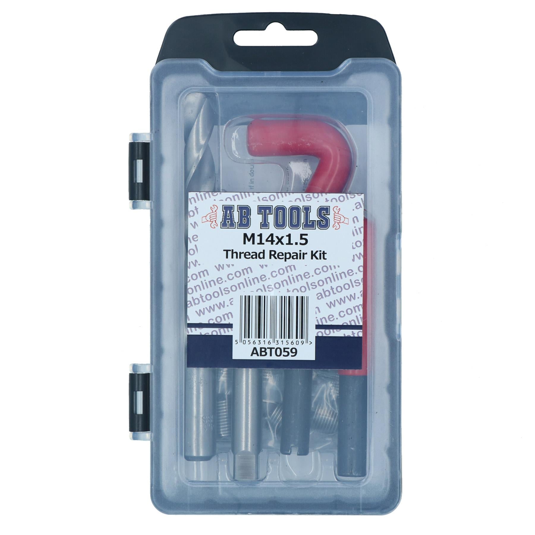 M8 - M14 Thread repair kit / helicoil 15pc set damaged thread