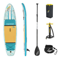 11ft 2" Underwater View Stand Up Paddle Board 6" Panorama SUP Set