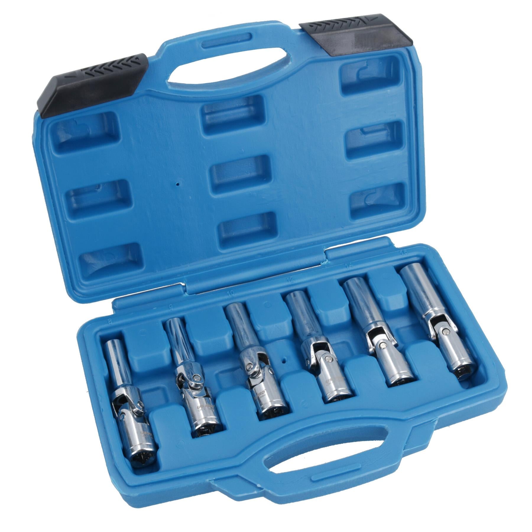 Glow Plug Socket Set Metric 3/8 drive 6pc 8mm - 16mm