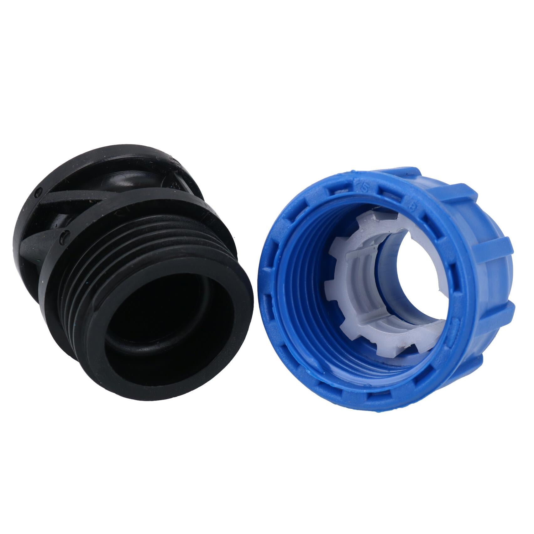 25mm MDPE End Stop Water Pipe Cap Shut-Off Compression Fitting Coupling