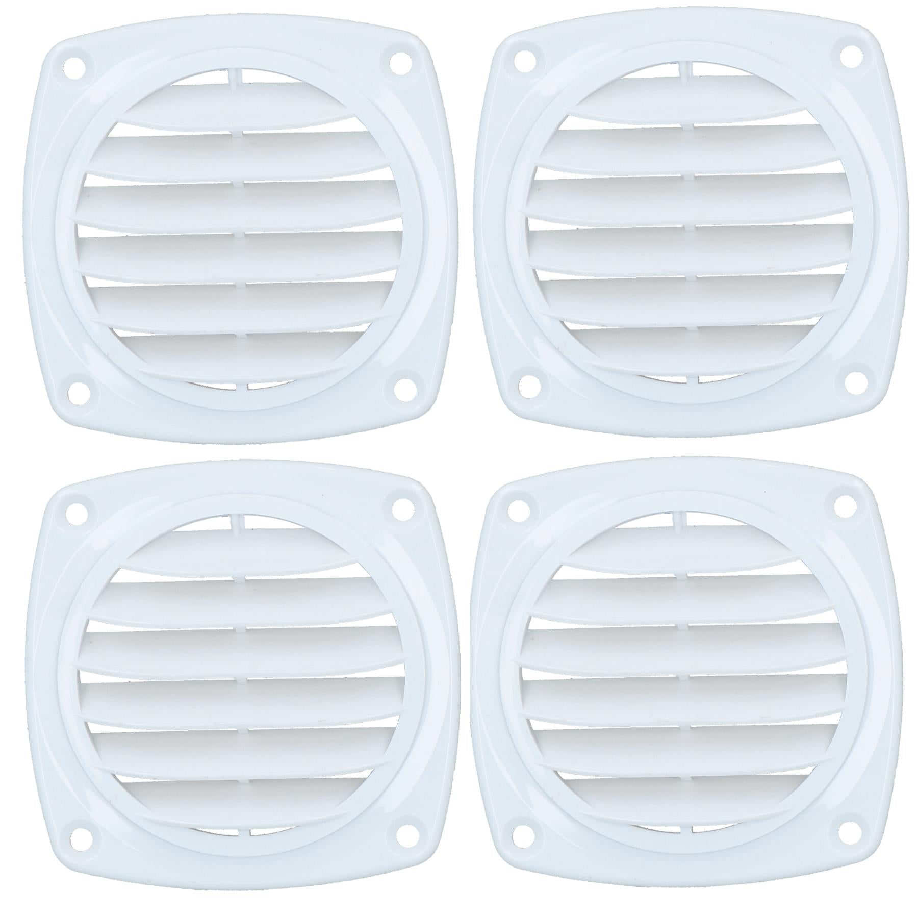 Louvre Air Vent High Grade Ventilator Grill 82mm Boat Caravan Motorhome