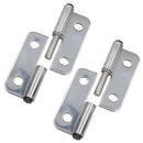 Stainless Steel Lift Off Leaf Hinges Left 76x100mm Heavy Duty Door Hatch