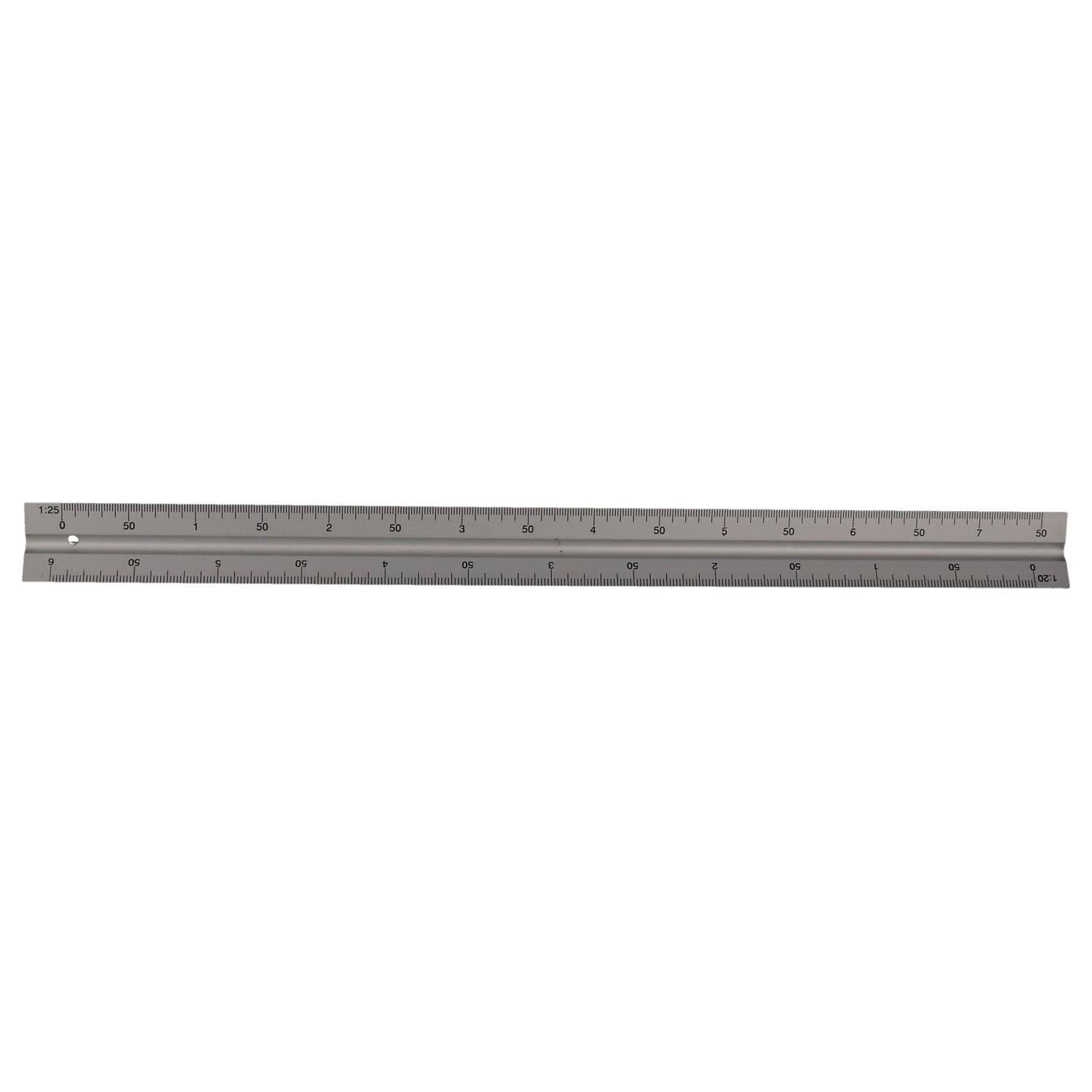 12" Triangular Scale Ruler Aluminium Scale Engineer Architect Technical Drawing