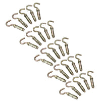 8mm Open Hook Eye Bolts Rawl Shield Wall Anchor Expansion Brick Stone