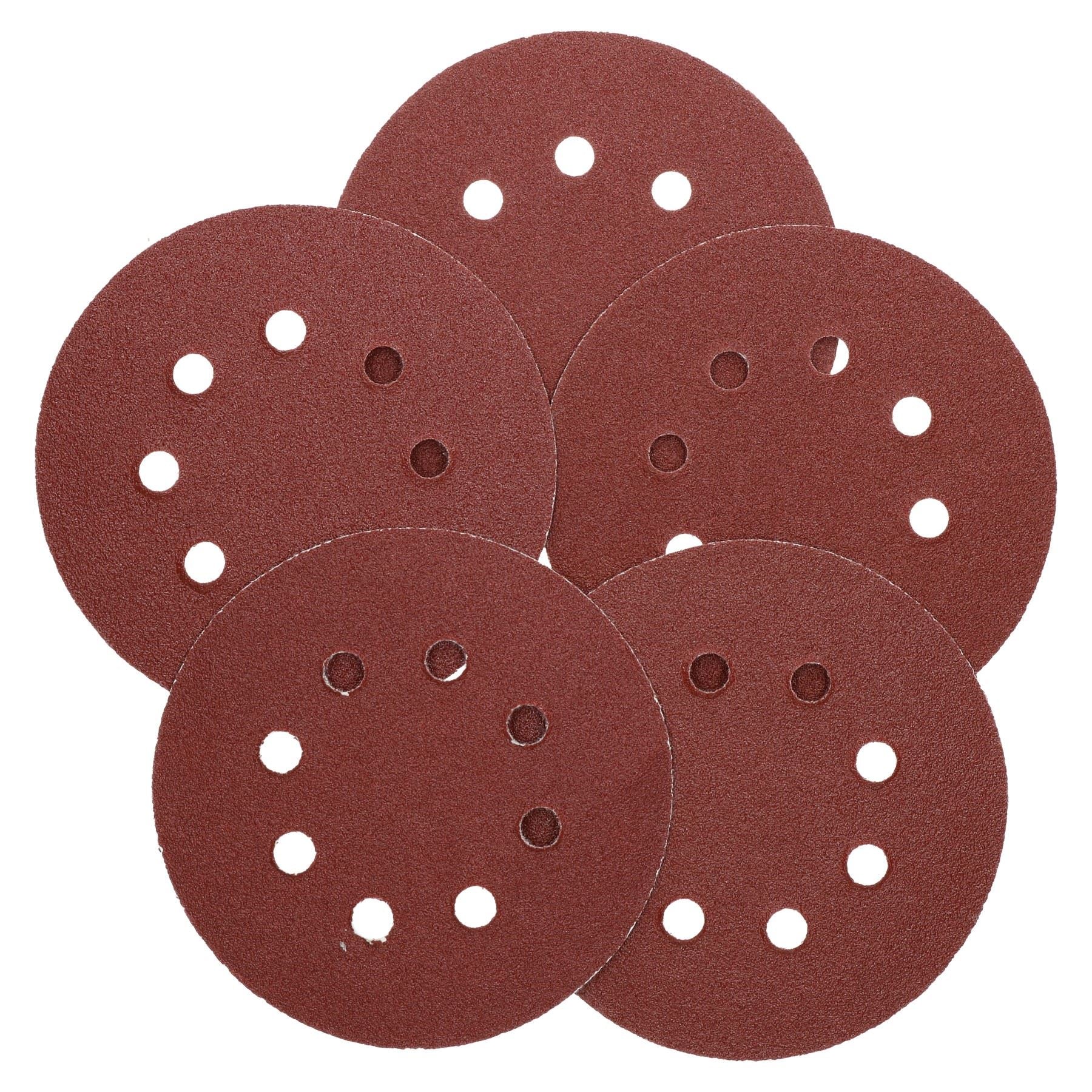 125mm Hook And Loop Sanding Sander Abrasive DA Discs Round Sanding Pads