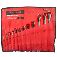 12pc 35° Offset Degree Spanner Set 6 - 32mm Double Ended Metric Ring Spanners