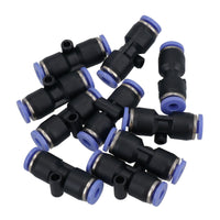 6mm (OD) Pneumatic Air Straight Hose Pipe Tube Inline Push Connector Airline