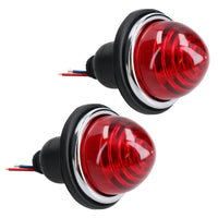 2 PACK 12v Rear Side Tail & Brake Lamp Light for Classic Car Trailer Caravan Red