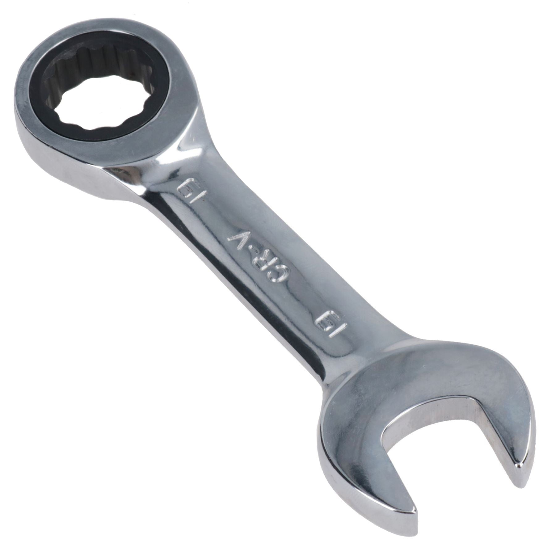 Metric MM Stubby Ratchet Combination Spanner Wrench 72 Teeth 8mm – 19mm