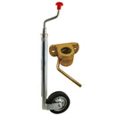 Bradley 42mm Jockey Wheel Trailers Caravans Wheel Telescopic & Cast Clamp