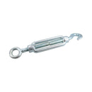 Straining Screw / Turnbuckle Hook to Eye Galvanised Rigging M12