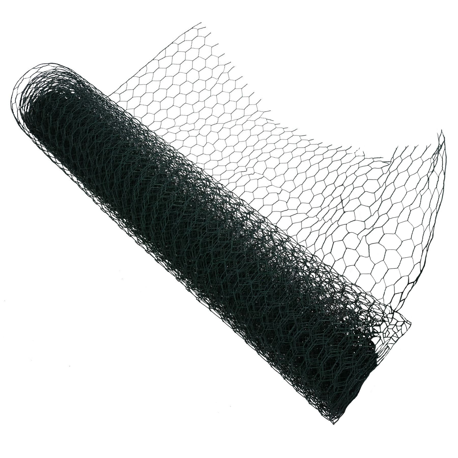 PVC Coated Wire Netting Fencing Fence Chicken Mesh Net Cages Pens 25mm Hex