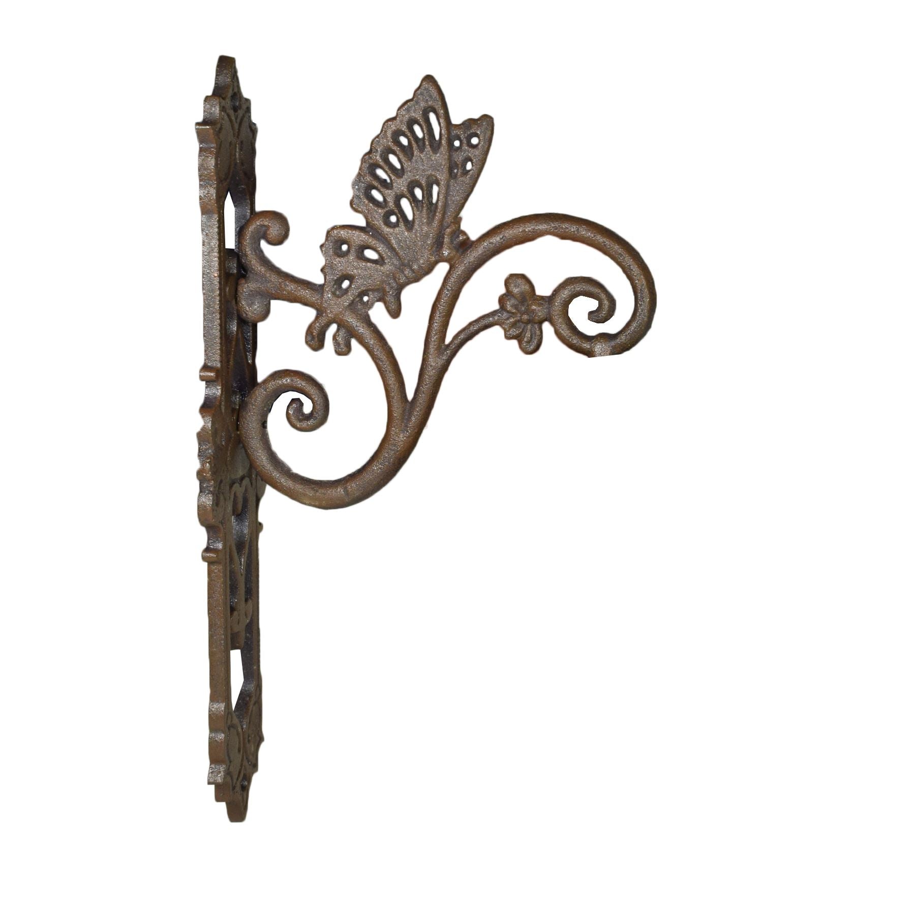 Butterfly Bell Cast Iron Sign Plaque Door Wall Fence Gate House Post Porch