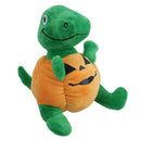 Dog Puppy Small Halloween Gift Plush Comfort Squeaky Dinosaur In Pumpkin Toy