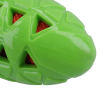 Mini Tough Crunch Rugby Ball Small Dogs Play Time Toy Dog Gift 9cm