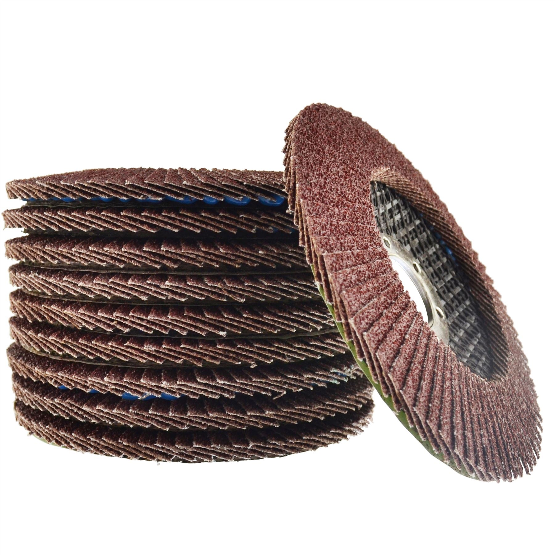 Flap Discs 60 Grit Angle Grinder 4.5" (115mm) Flat Sanding Grinding