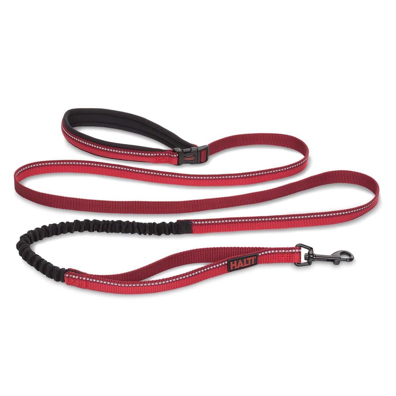 Small Red All-In-One Multi-Function Shock Absorber Hand Free Running Dog Lead