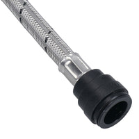 15mm or 22mm Easy Fit Braided Tap Connector Push fit Quick Release 300mm Long