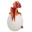 Standing Dragon & Egg Resin Fantasy Sculpture Statue Ornament Figurine Mythical