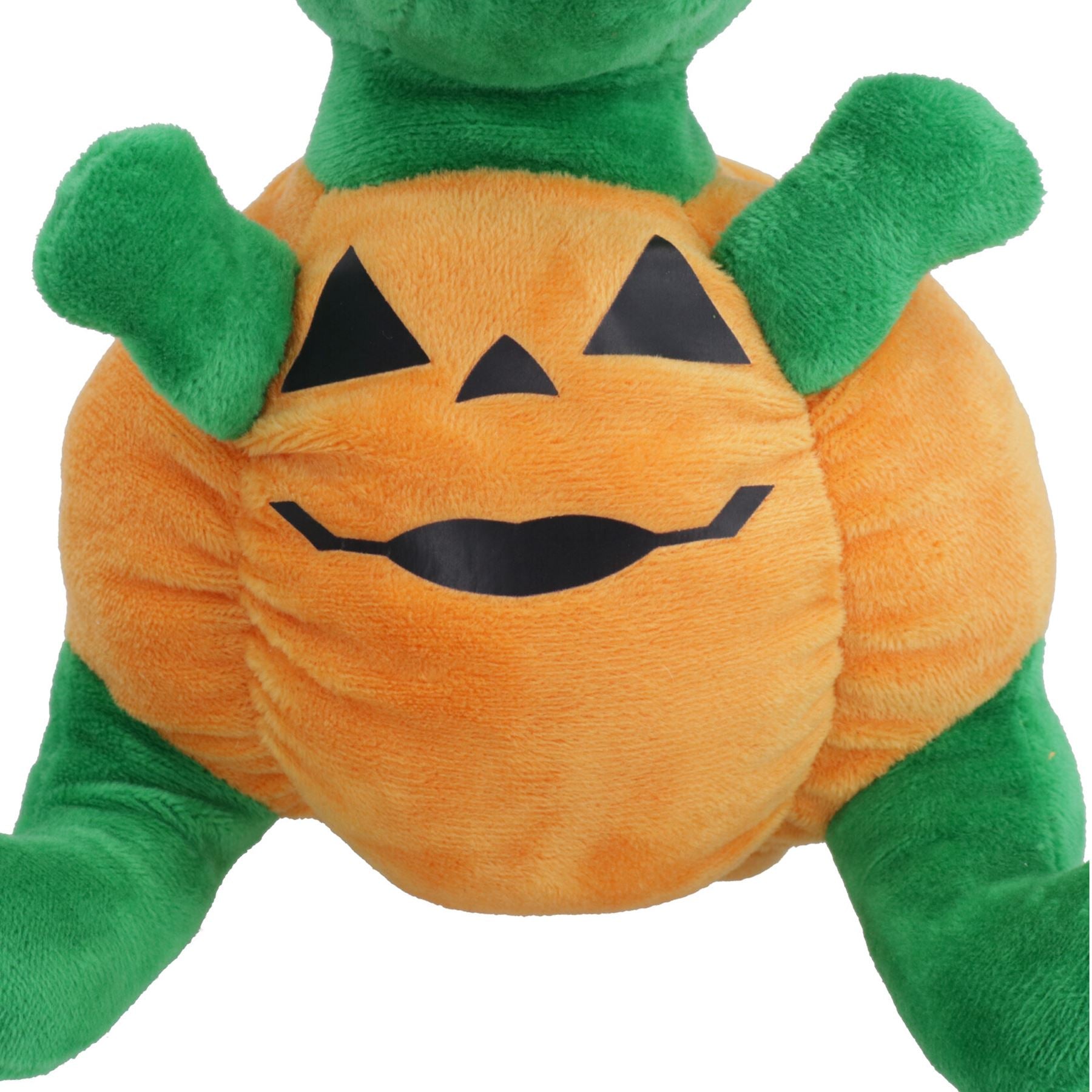 Dog Puppy Small Halloween Gift Plush Comfort Squeaky Dinosaur In Pumpkin Toy