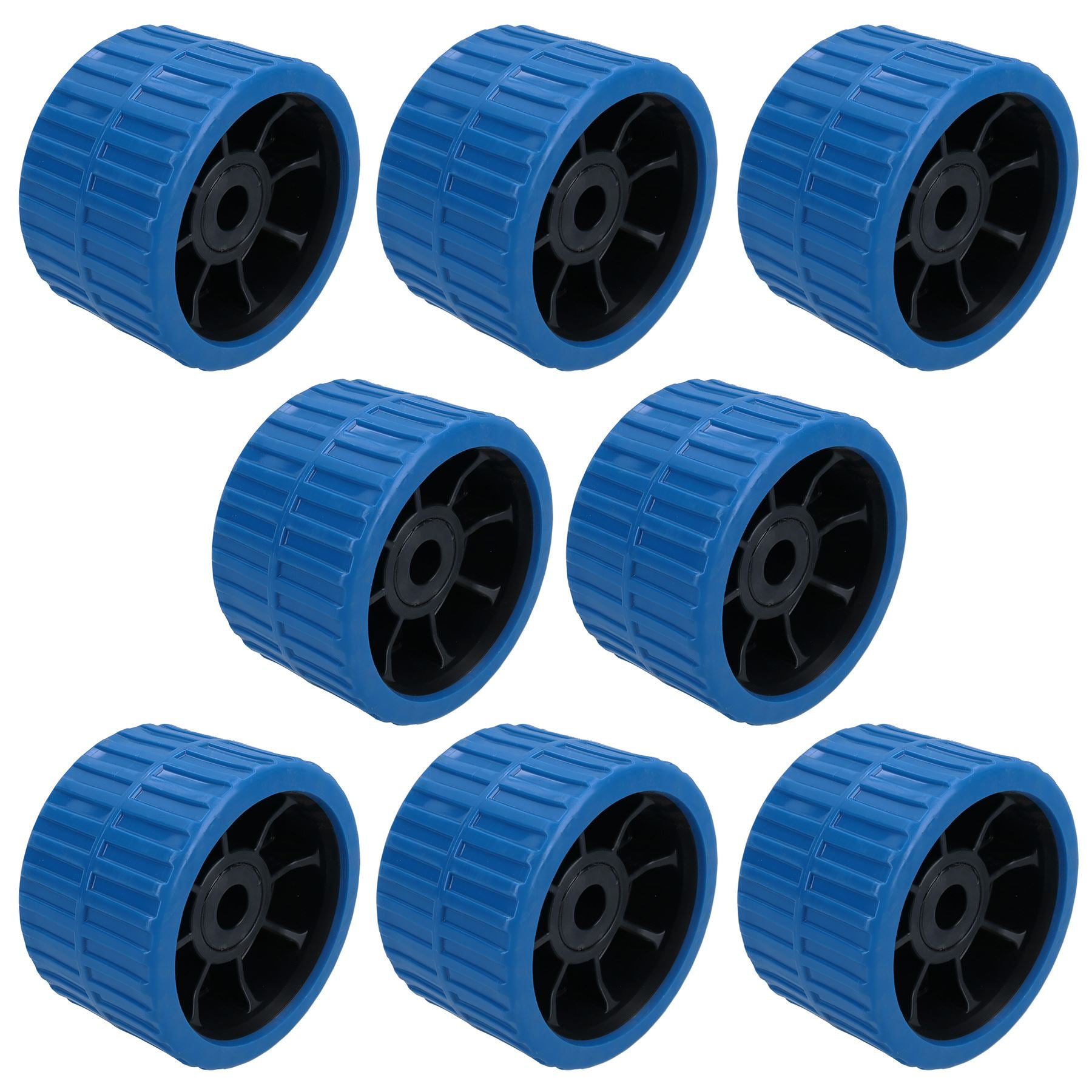 Boat / Jetski / Dinghy Trailer Ribbed Rollers NON MARKING 15mm Bore