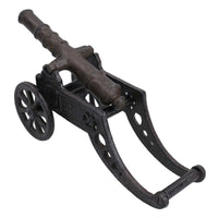 Cannon Cast Iron Model Statue Figure Collectible Sculpture Small Replica Ornament