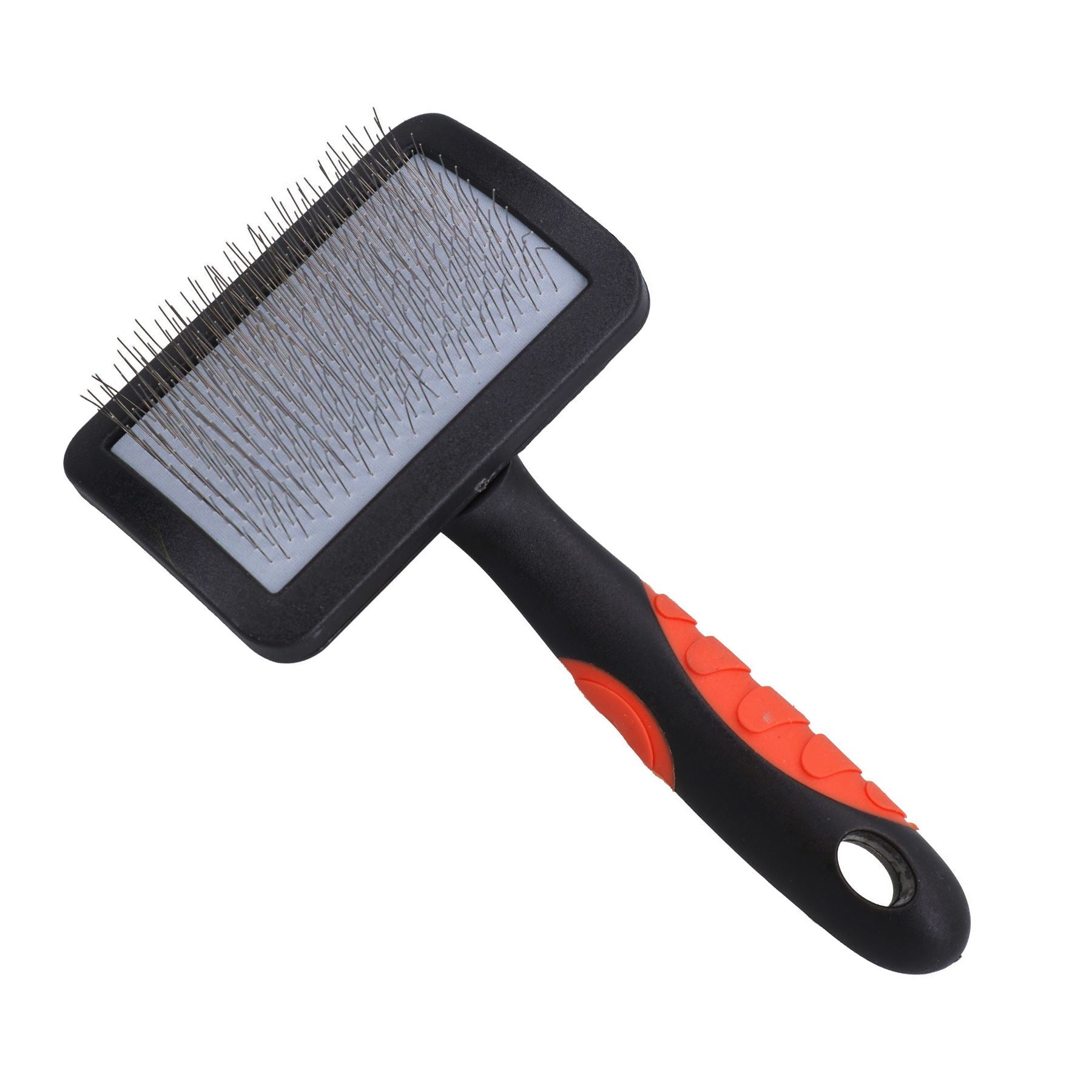 Slicker Brush With Ergonomic Hand Grip Dog Cat Pet Grooming (Small)