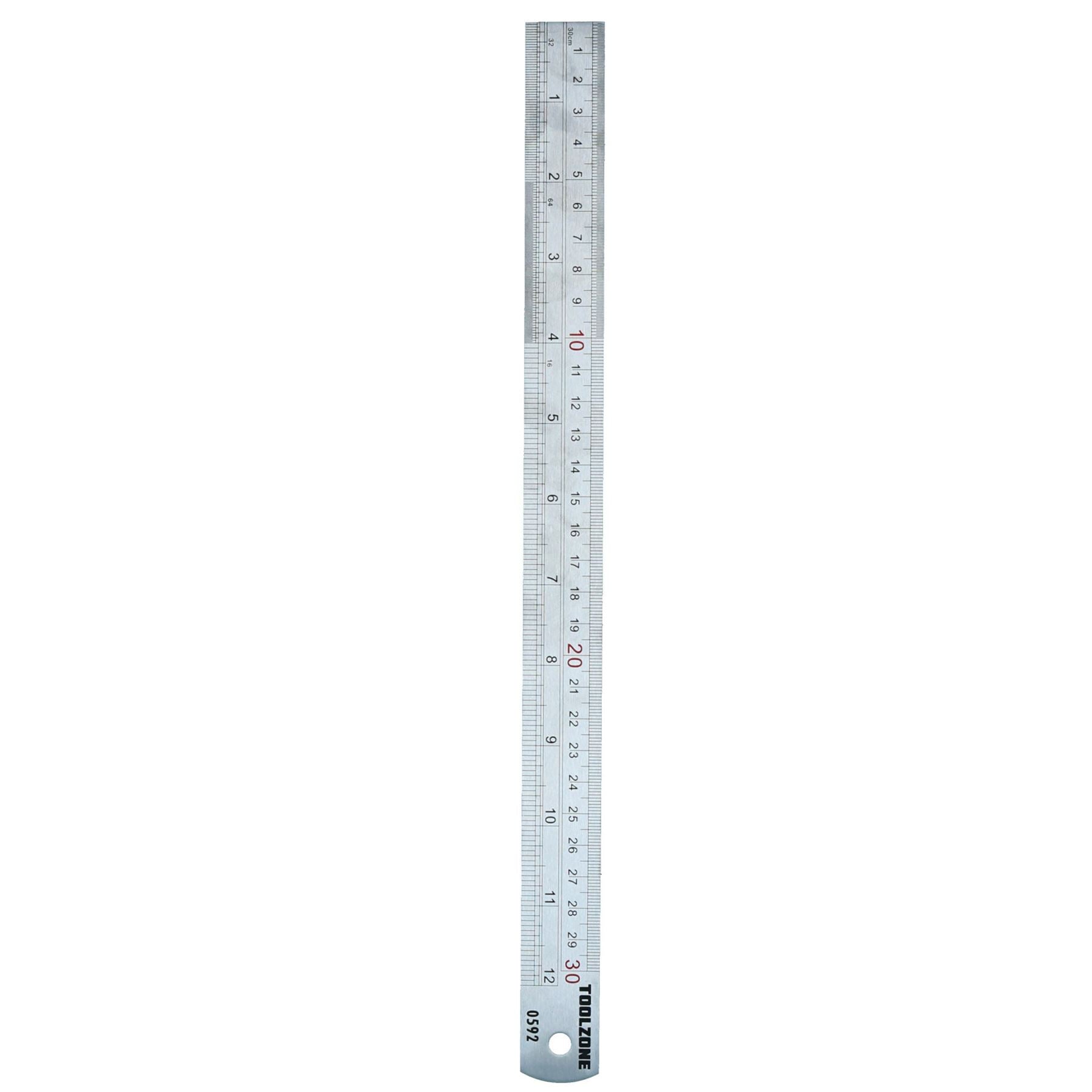 Stainless Steel Ruler 12" 30cm Measuring Drawing Professional TE139