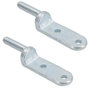 12.5mm Bolt On Gudgeon Tailboard Hinge Pin for Trucks Trailers Zinc Plated