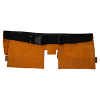 Double Leather Tool Pouch 11 Pocket Split Suede Leather Handyman Belt