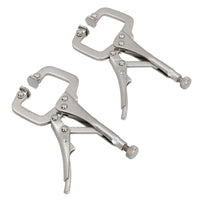 2pc 4" Mini Locking C Clamp / Fastener / Welding / Mole Grip / Adjustable TE500