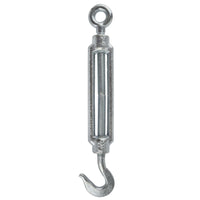 Straining Screw / Turnbuckle Hook to Eye Galvanised Rigging M8