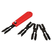 E-Clip Fastener Remover and Installer Tool Set For E Clips 6mm - 9mm 5pc Set