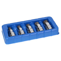 1/2" Drive Male Spline Triple Square Tamper Proof Shallow Sockets M10 - M18